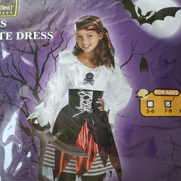 Trick or Treat Street Other - NYE SALE - NWT Girls Pirate Dress Costume Size 7-9